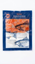 Ломтики Нерки (обрезь) подкопчен. в/у 200гр/80шт/16кг; 06.09.25