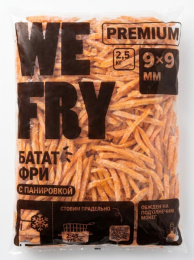 Батат Сладкий 9*9мм Fry Me 2,5кг/5шт; 09.11.25
