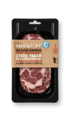 Стейк Рибай Black Angus 320гр/4шт 1/1.28кг; 07.06.25