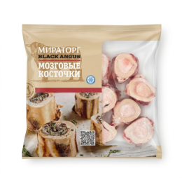 Мозговые Косточки Говяжьи Мираторг 1/4кг; 02.03.26